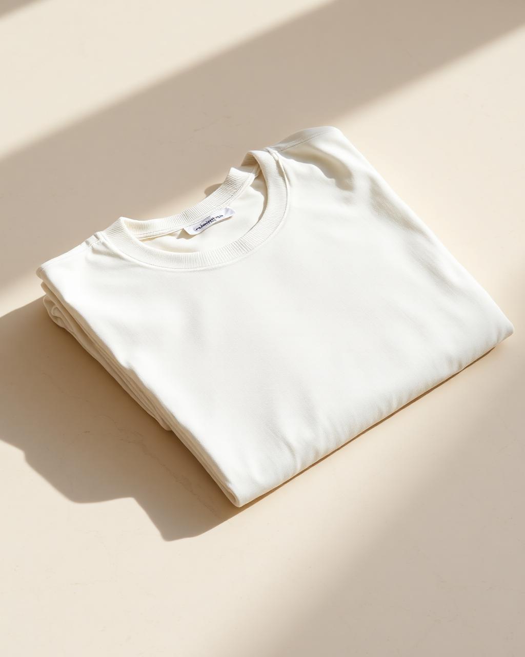 Heavyweight Boxy Tee in Bone